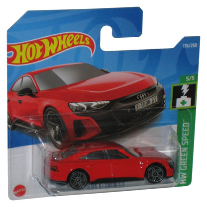 Hot Wheels HW Green Speed 5/5 (2022) Red Audi RS E-Tron GT Car 176/250 - (Short Card)