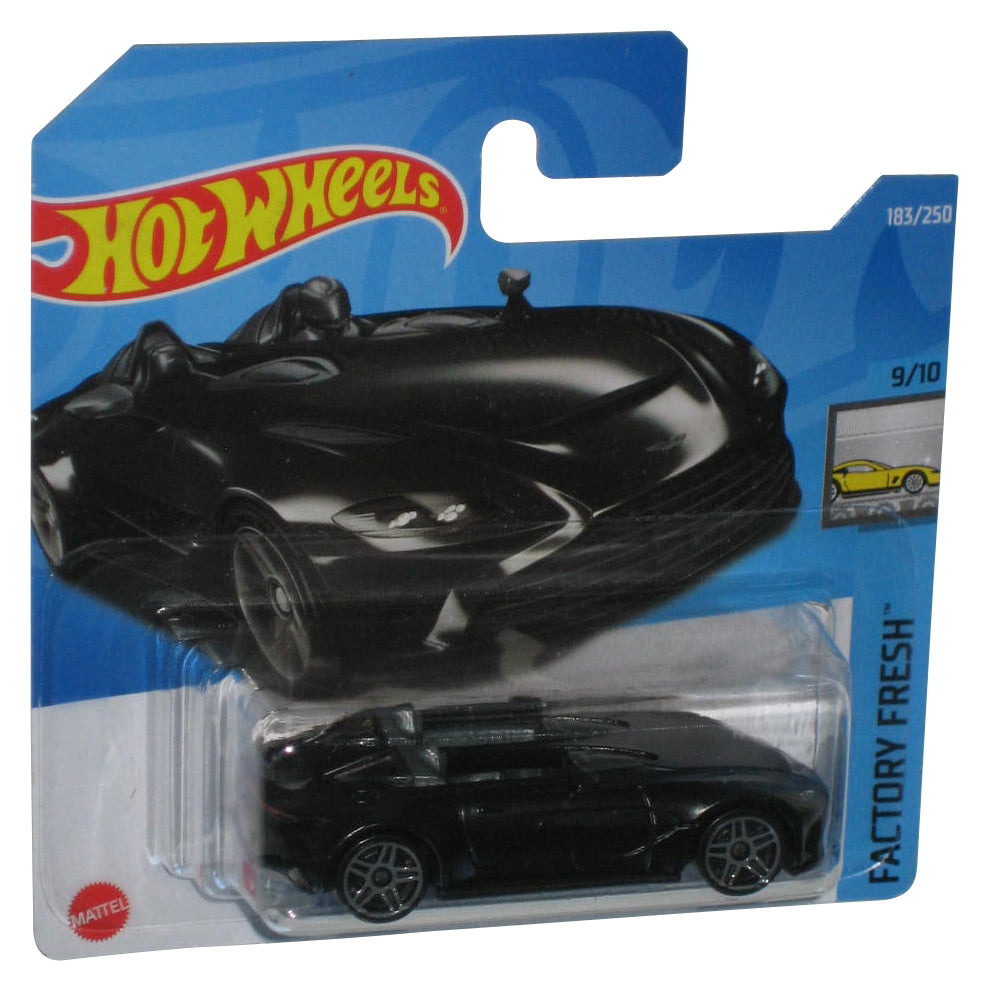 Hot Wheels Factory Fresh 9/10 (2021) Black Aston Martin V12 Speedster Car 183/250 - (Short Card)