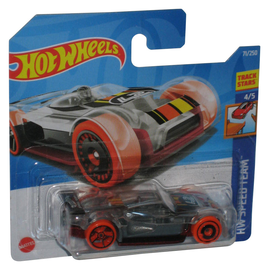 Hot Wheels HW Speed Team (2022) Gray Mach It Go Toy Car 71/250 - (Short Card)