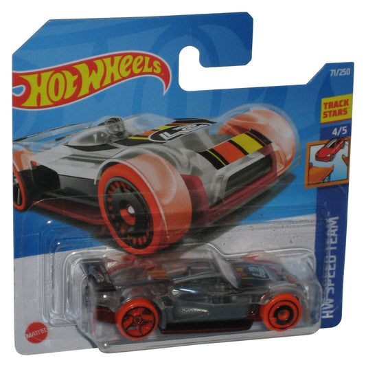 Hot Wheels HW Speed Team (2022) Gray Mach It Go Toy Car 71/250 - (Short Card)