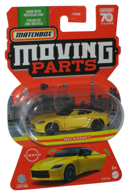 Matchbox Moving Parts Yellow 2023 Nissan Z Toy Car 29/54