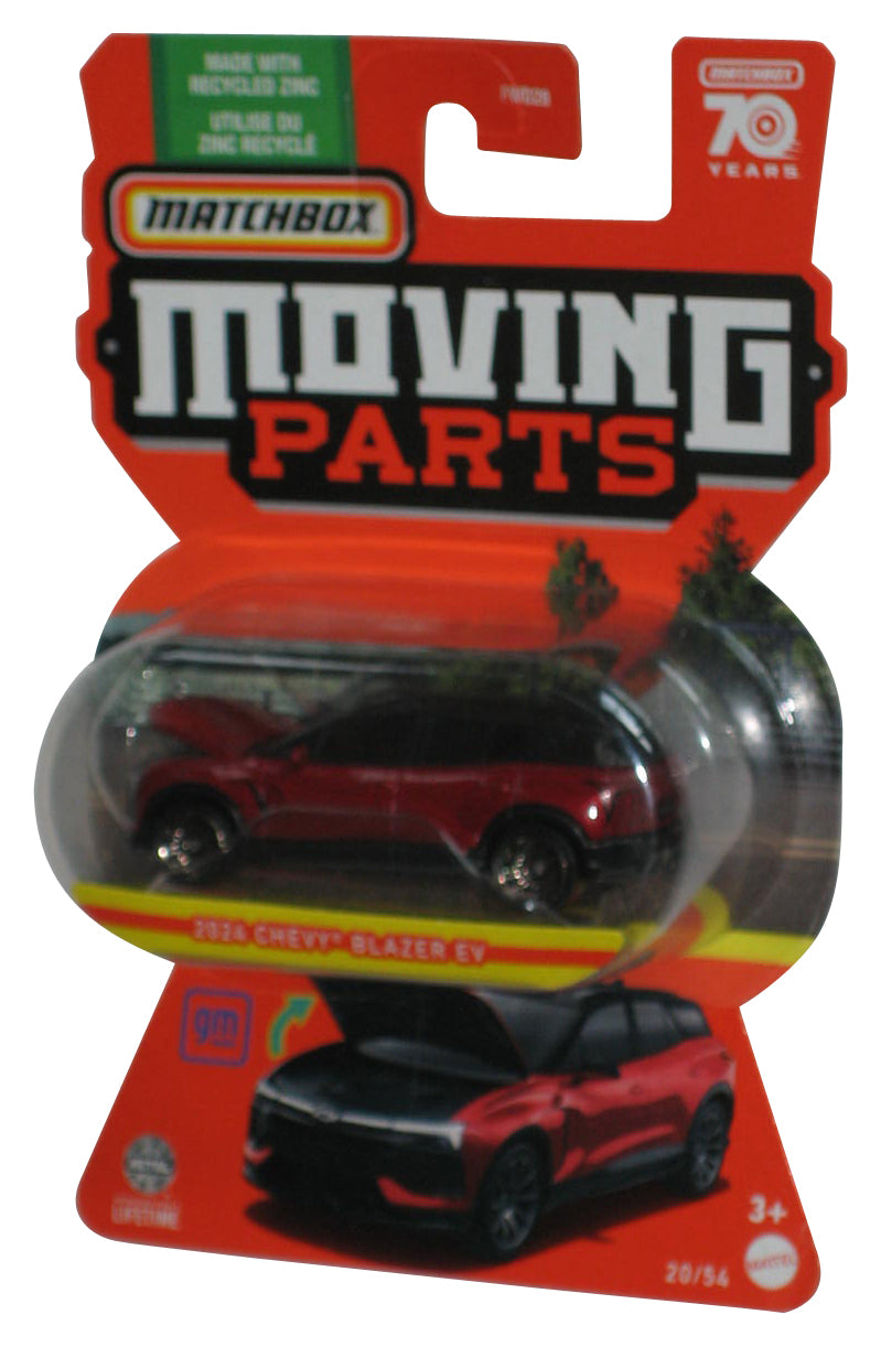 Matchbox Moving Parts (2023) Red 2024 Chevy Blazer EV Toy Car 20/54