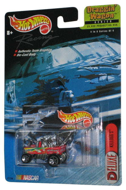 Hot Wheels Racing Nascar Draggin' Wagon (1999) Red Deluxe Kellogg's Toy Car 4/4