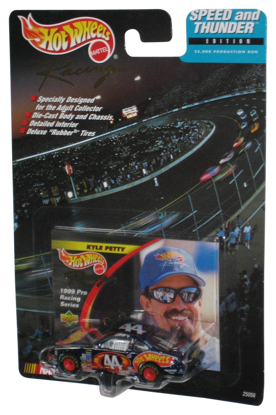 Hot Wheels Racing Speed and Thunder (1999) Kyle Petty Pontiac Grand Prix Toy Car #44