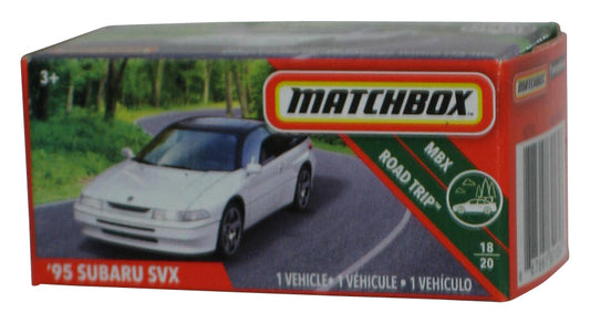 Matchbox MBX Road Trip 18/20 (2019) Power Grabs Box White '95 Subaru SVX Toy Car 5/100