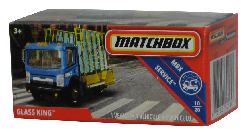 Matchbox MBX Service 10/20 (2018) Power Grabs Box Blue Glass King Toy Truck 34/125