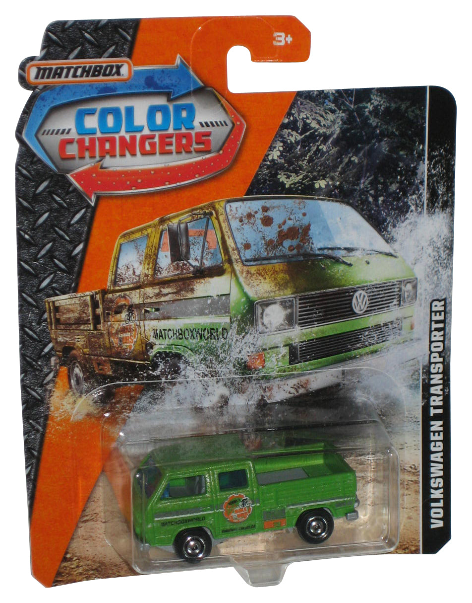 Matchbox Color Changers (2016) Green Volkswagen Transporter Toy Vehicle