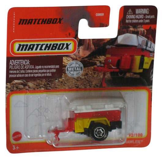 Matchbox Red & Yellow Trailer Trawler (2020) Metal Toy 92/100 - (Short Card)