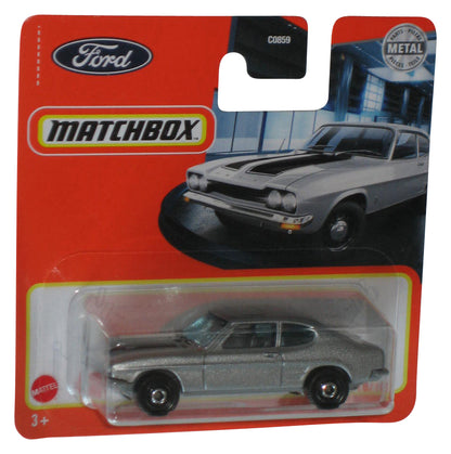 Matchbox Silver 1970 Ford Capri (2020) Metal Toy Car 18/100 - (Short Card)