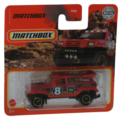 Matchbox Red Ridge Raider (2020) Red Metal Toy Car 50/100 - (Short Card)