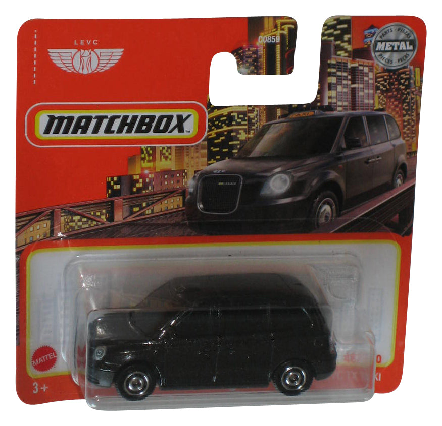 Matchbox Levc TX Taxi (2020) Black Metal Toy Car 46/100 - (Short Card)
