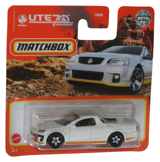 Matchbox White 2008 Holden Ve Ute SSV (2020) Metal Die-Cast Car 64/100 - (Short Card)