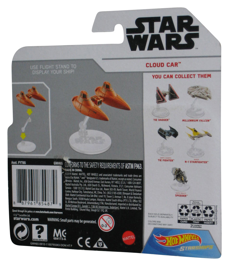 Star Wars Hot Wheels (2019) Cloud Car Starships First Appearance Toy Vehicle