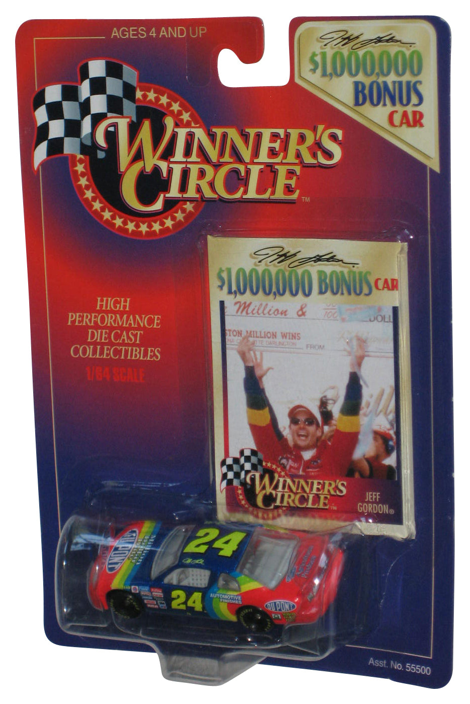 Winner's Circle $1,000,000 Bonus Car (1997) Kenner Jeff Gordon Toy Vehicle #24