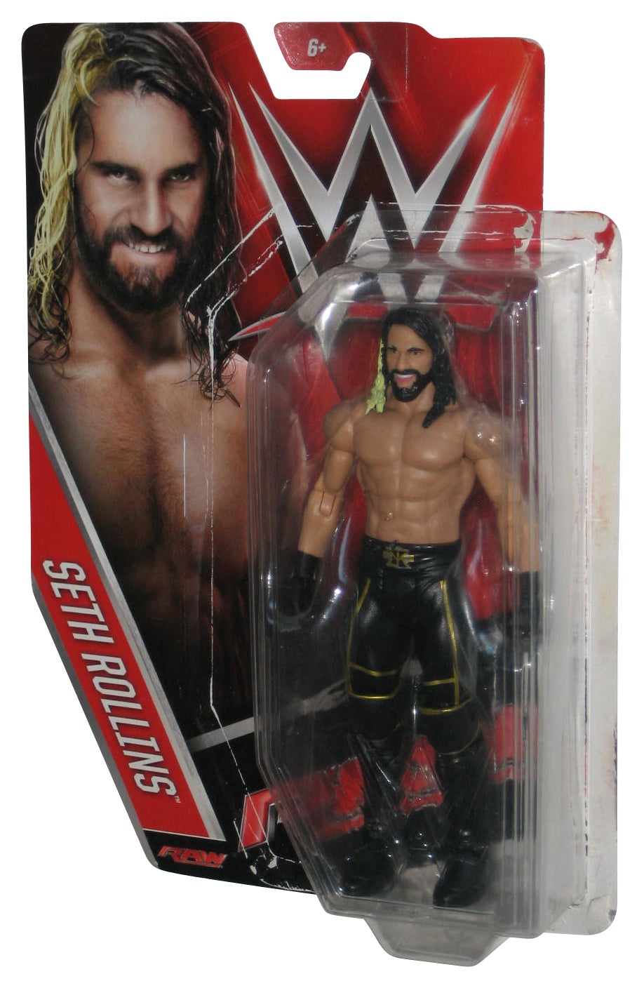 WWE Raw Basic Seth Rollins (2016) Mattel Wrestling Action Figure - (Plastic Loose From Card)