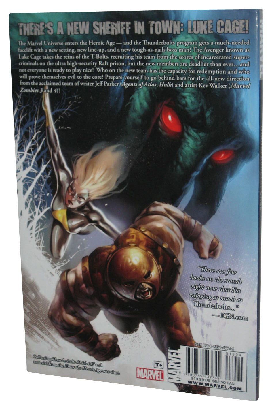 Marvel Comics Thunderbolts Cage (2010) Hardcover Book