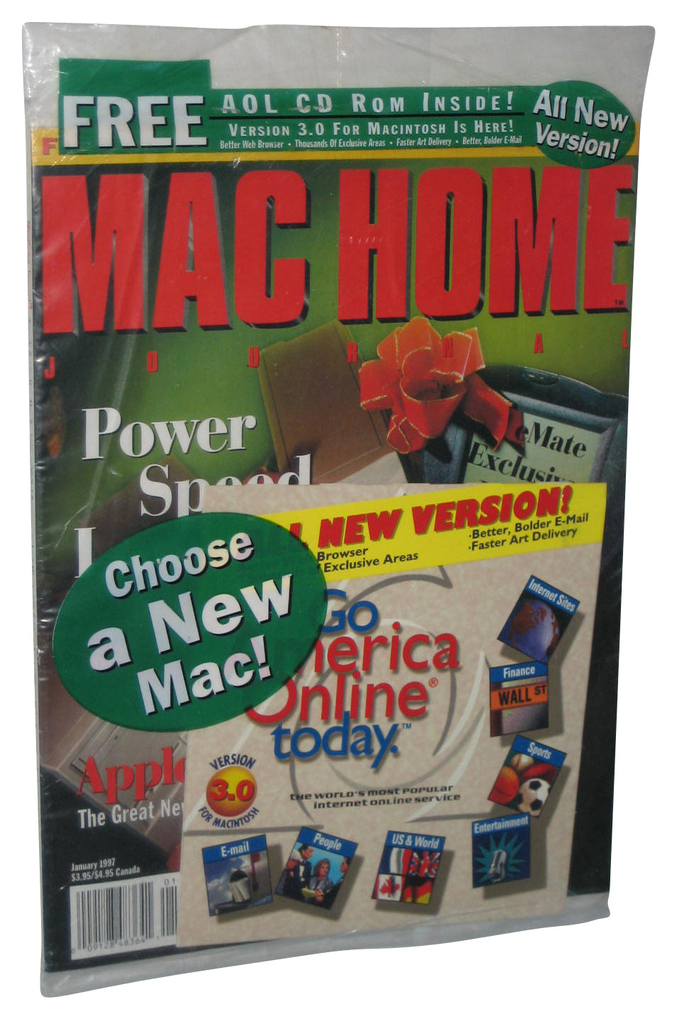 Mac Home Buyers Guide Vol. 5 No. 1 January 1997 Magazine Book w/ CD