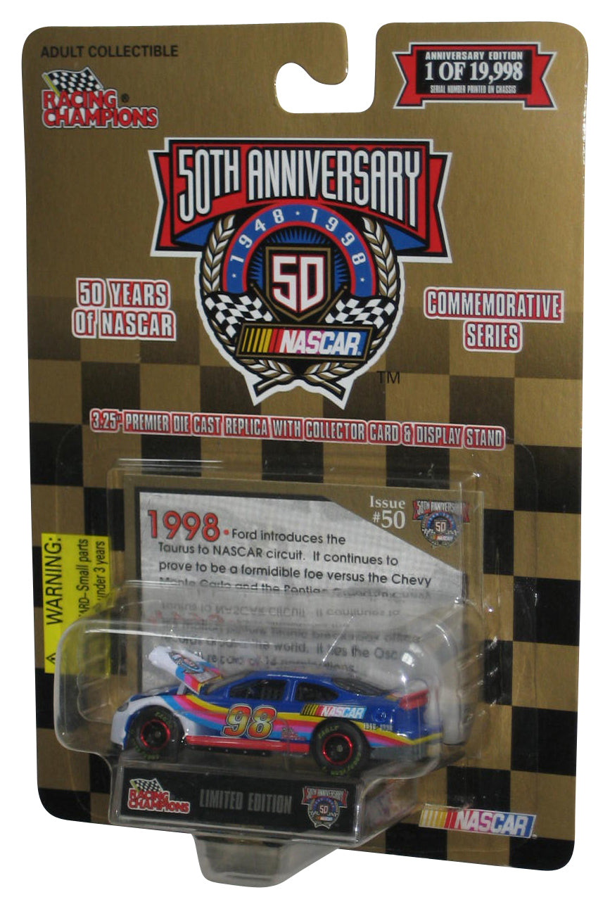 Nascar Fans Racing Champions (1998) Blue Series Commemorative Issue 50 Toy Car #98