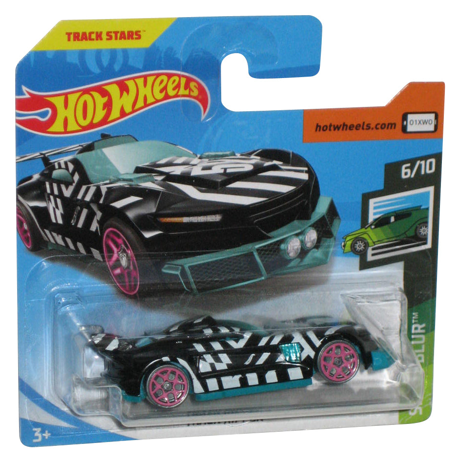 Hot Wheels Track Ripper (2017) Speed Blur 6/10 Teal & Black Toy Car 37/250 - (Short Card)