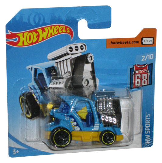 Hot Wheels HW Sports 2/10 (2017) Blue & Yellow Tee'd Off 2 Toy Car 103/365 - (Short Card)