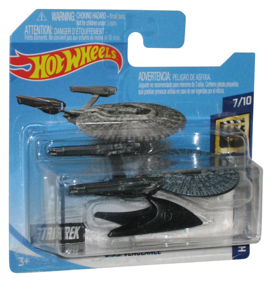 Hot Wheels HW Screen Time 7/10 (2017) Star Trek USS Vengeance Gray Toy Vehicle 52/250 - (Short Card)