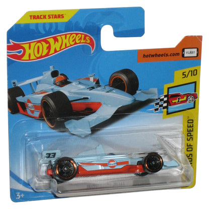 Hot Wheels Legends of Speed 5/10 (2017) Blue Gulf Indy 500 Oval Car 123/365 - (Short Card)