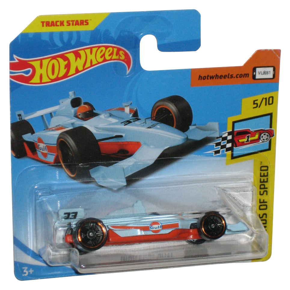 Hot Wheels Legends of Speed 5/10 (2017) Blue Gulf Indy 500 Oval Car 123/365 - (Short Card)