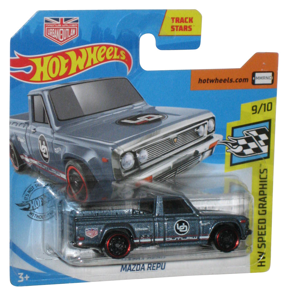 Hot Wheels HW Speed Graphics 9/10 (2018) Blue Mazda Repu Toy Truck 93/250