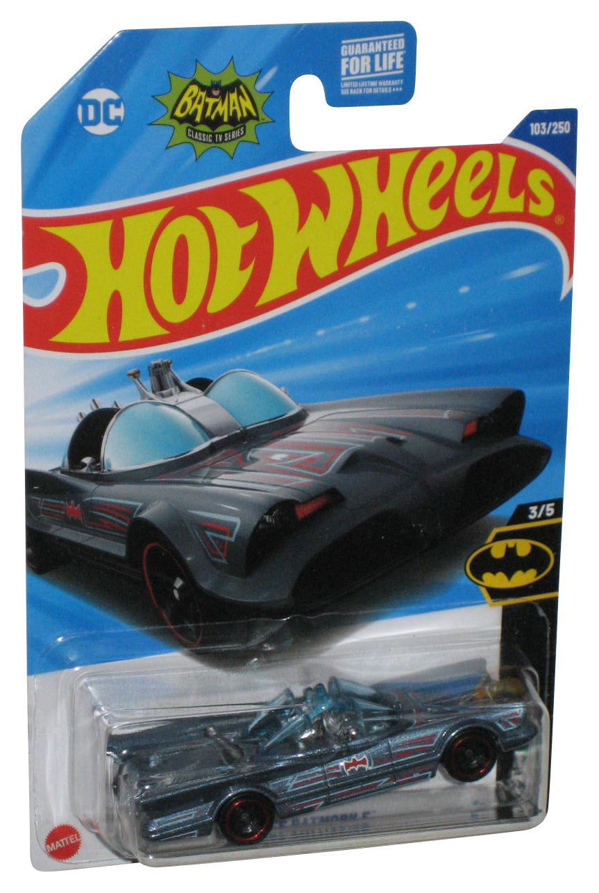 Hot Wheels Batman 3/5 (2024) TV Series Batmobile Blue Toy Car 103/250