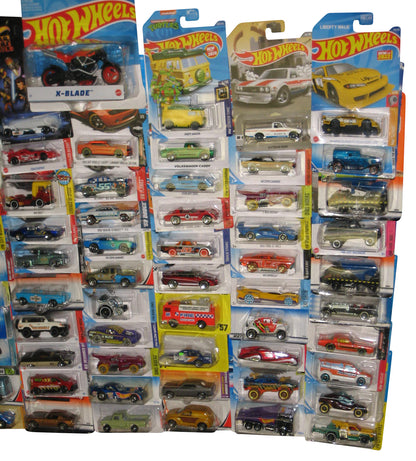 Hot Wheels & Matchbox Mattel Die-Cast Mixed Collection -- (Lot of 75 Toy Cars)