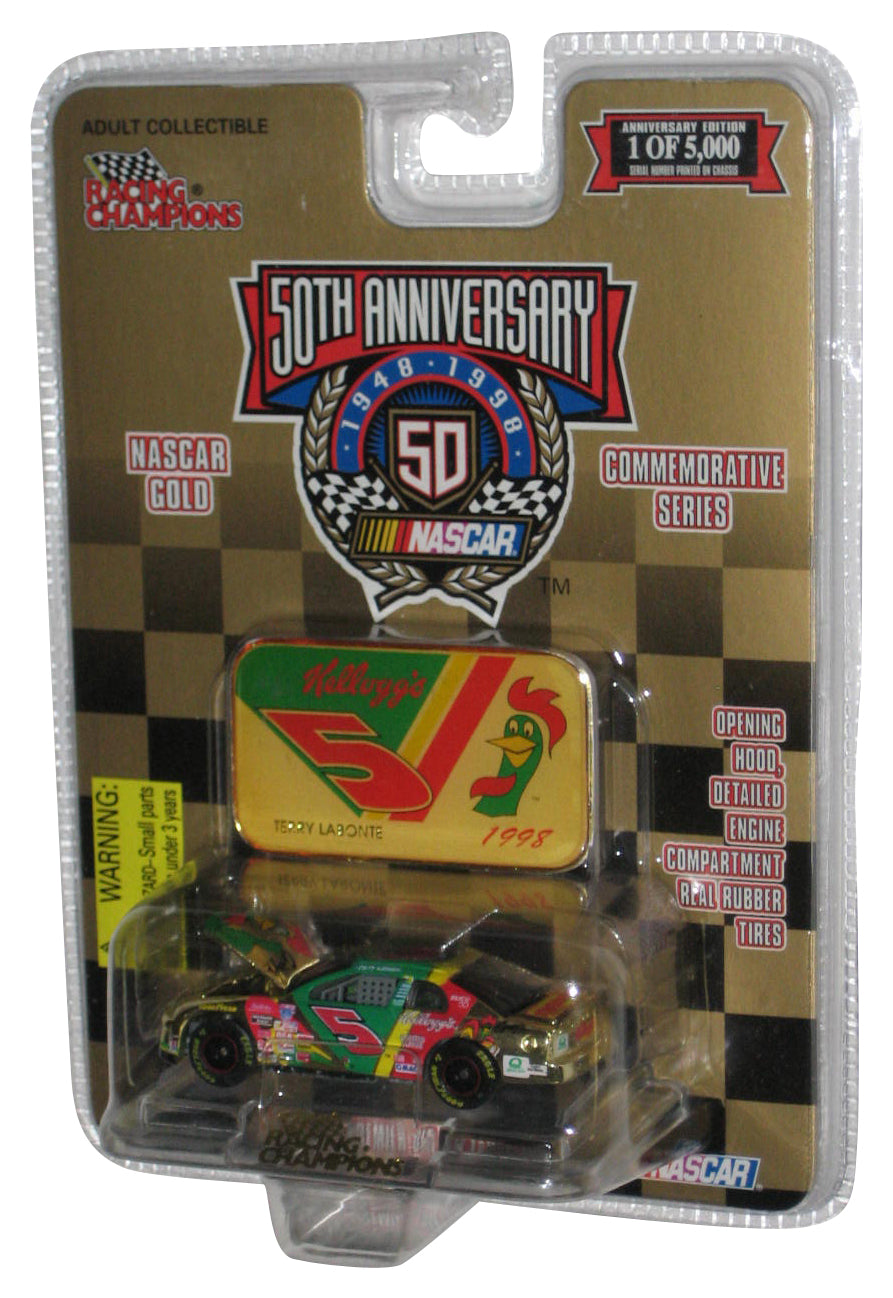 Nascar Racing Champions 50th (1998) Gold Corn Flakes Toy Car #5