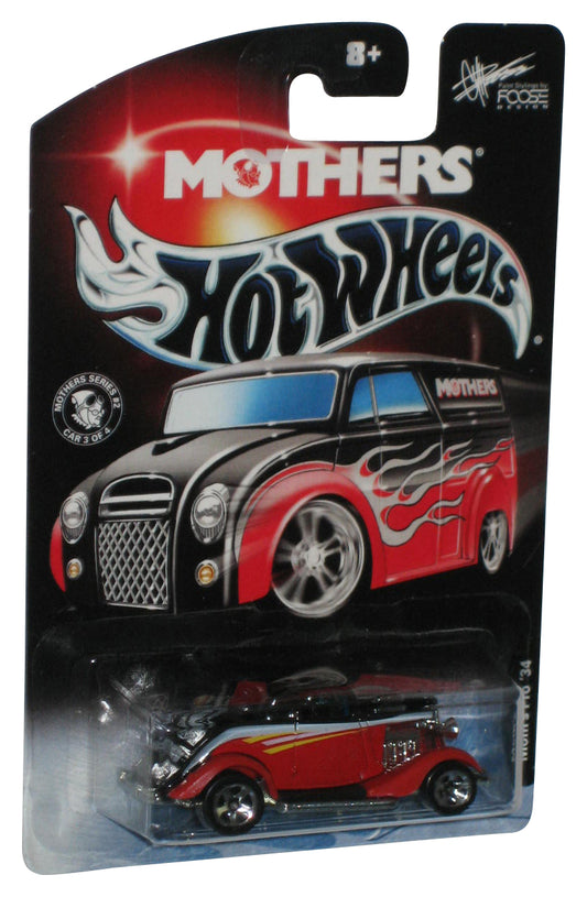 Hot Wheels Mothers (2002) Mattel Red Mom's Pro '34 Toy Car