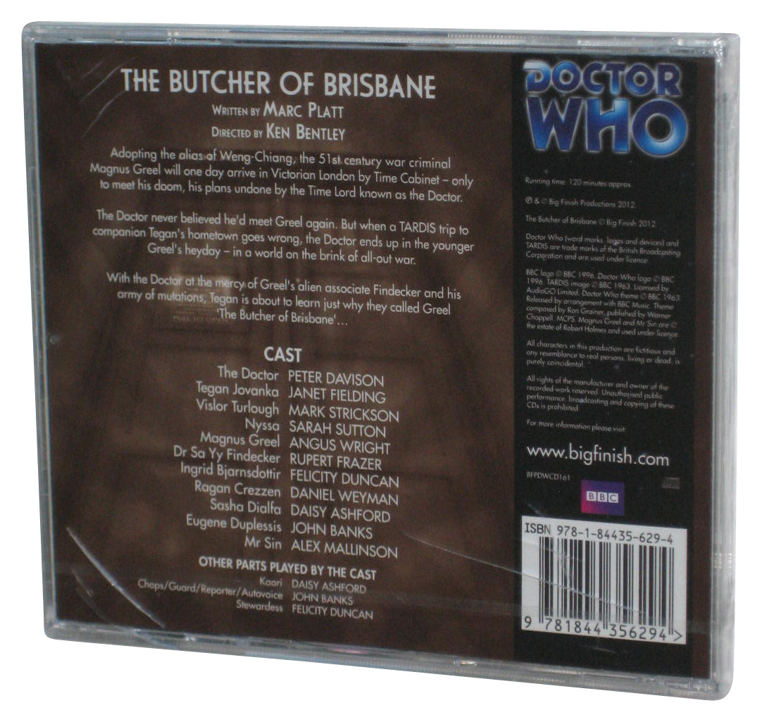 Doctor Who The Butcher of Brisbane (2012) Marc Platt Audio CD