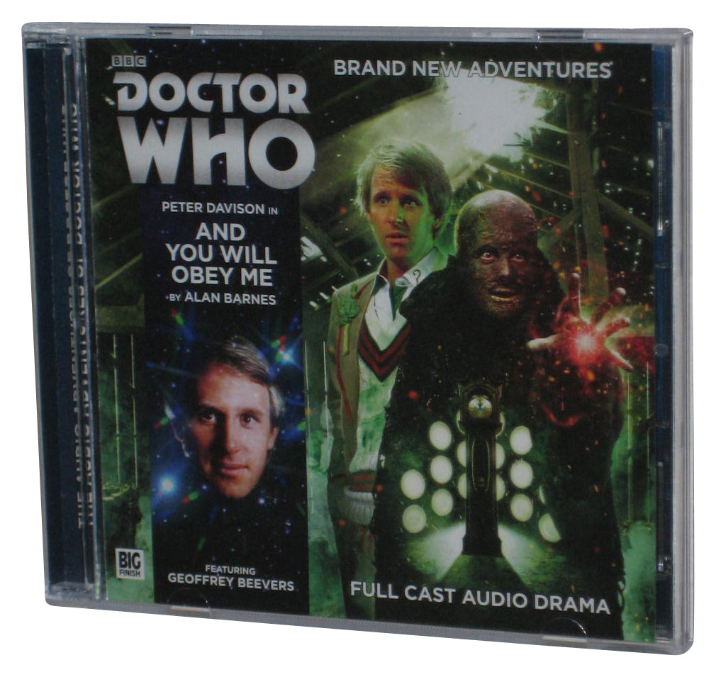 Doctor Who And You Will Obey Me (2016) Alan Barnes Audio CD