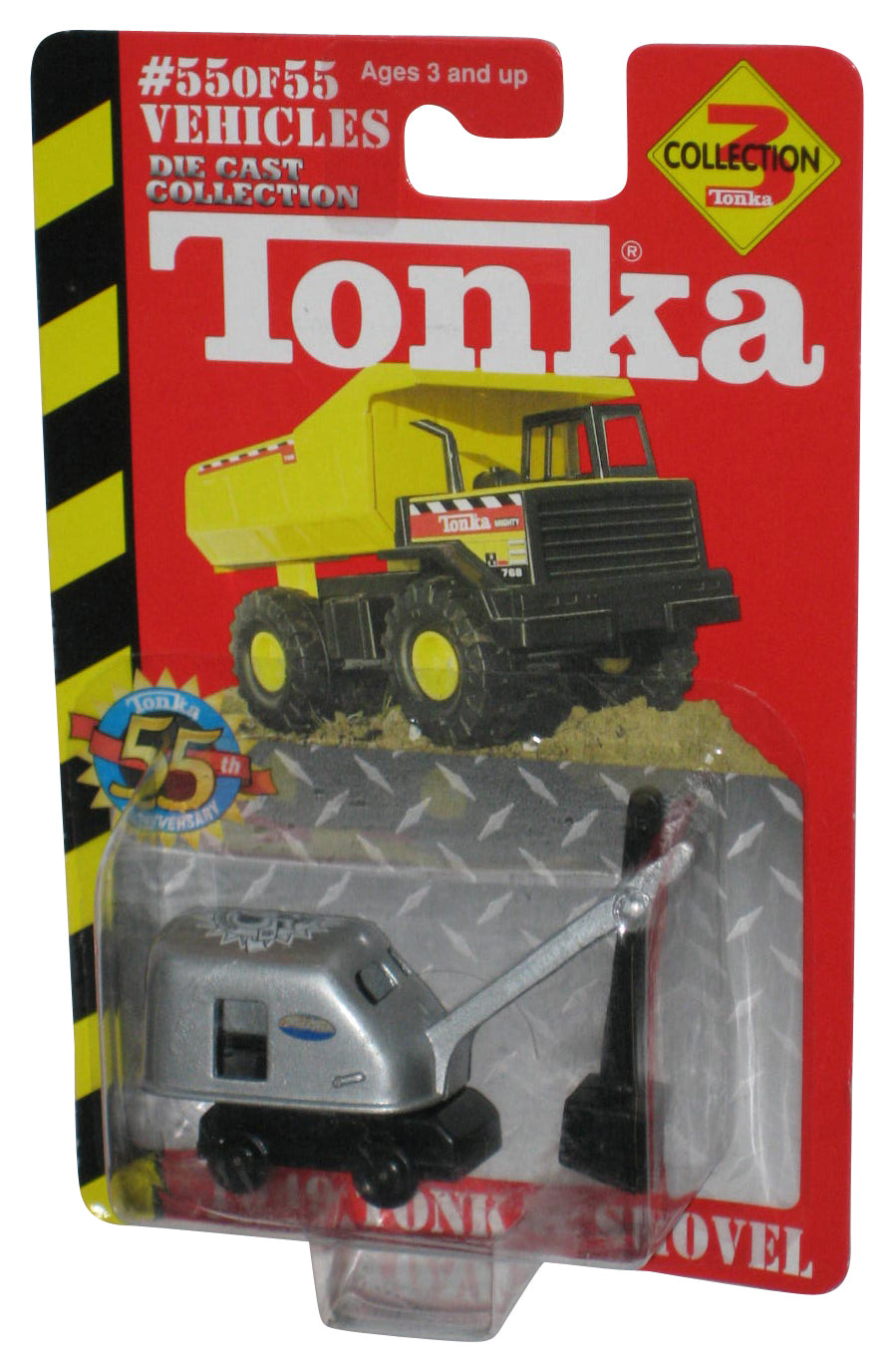Tonka Die Cast Metal (2002) Maisto Construction Silver 1949 Tonka Shovel Toy #55/55