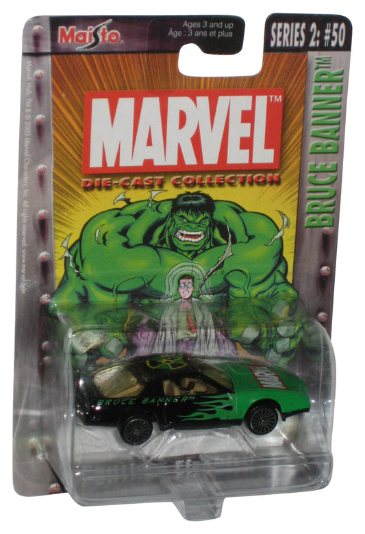 Marvel Maisto Die-Cast Series 2 Bruce Banner Hulk (2003) Pontiac Firebird Toy Car #50
