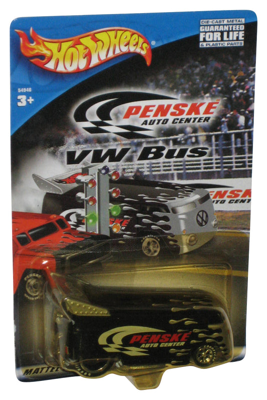 Hot Wheels Penske Auto Center (2001) Penske Auto Center Black To Bus - (Plastic Yellow Tint)