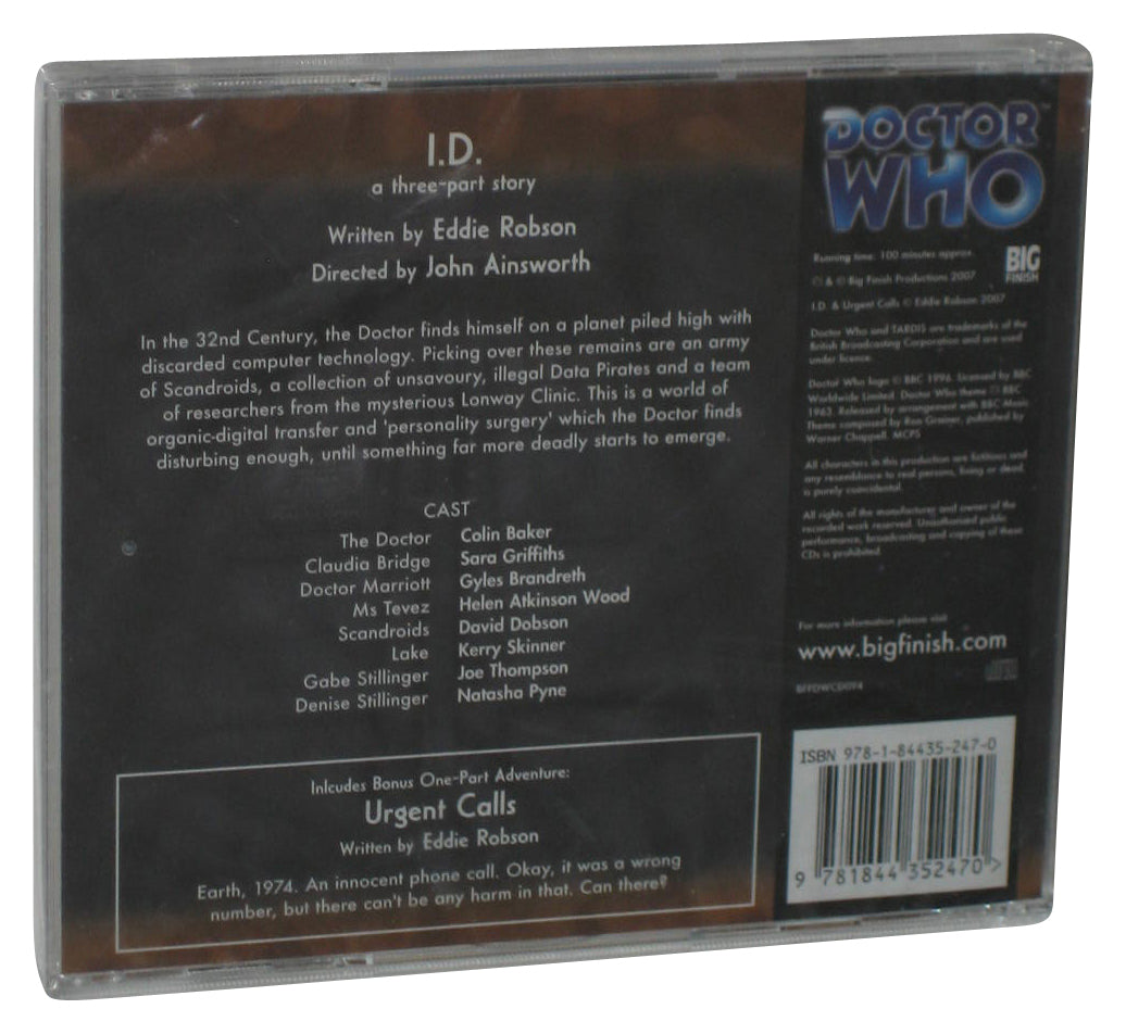 Doctor Who I.D. (2007) Eddie Robson Audio CD