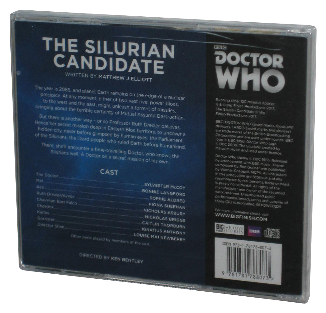 Doctor Who The Silurian Candidate (2017) Matthew J Elliott Audio CD