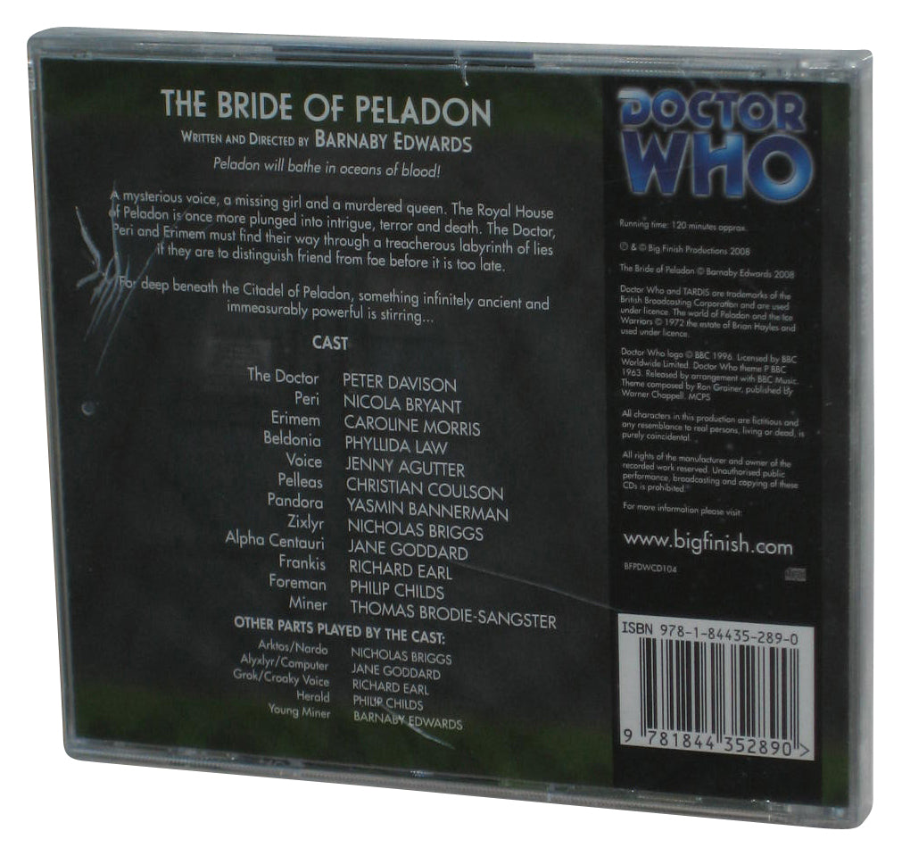 Doctor Who The Bride of Peladon (2008) Full Cast Drama Audio CD - (Cracked Jewel Case)