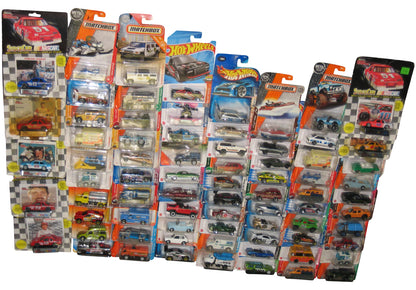 Hot Wheels & Matchbox Racing Champions Die-Cast Mixed Collection -- (Lot of 75 Toy Cars)