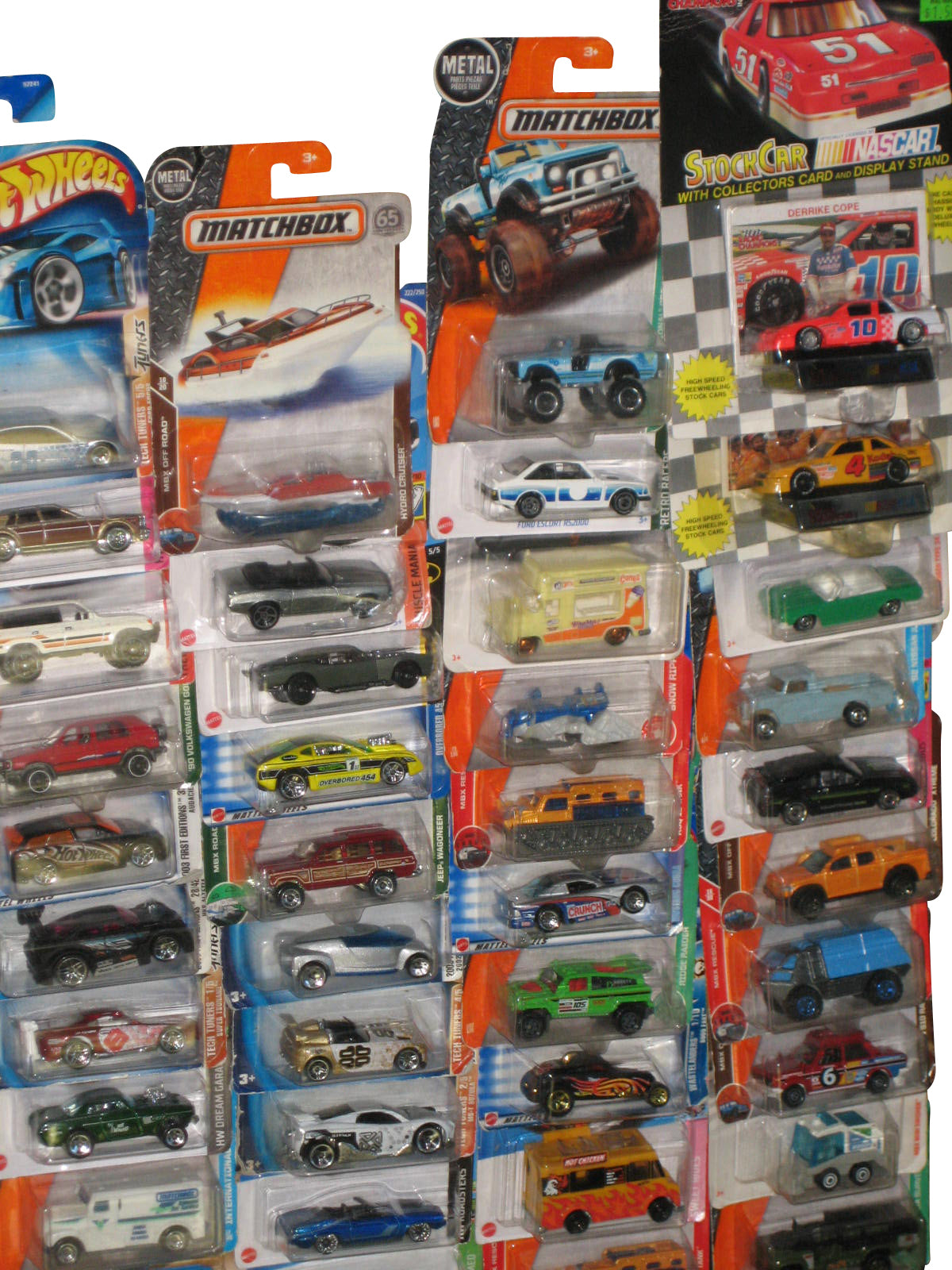 Hot Wheels & Matchbox Racing Champions Die-Cast Mixed Collection -- (Lot of 75 Toy Cars)