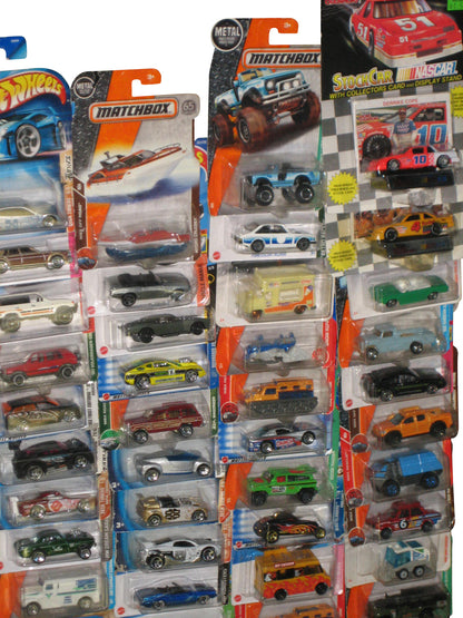 Hot Wheels & Matchbox Racing Champions Die-Cast Mixed Collection -- (Lot of 75 Toy Cars)