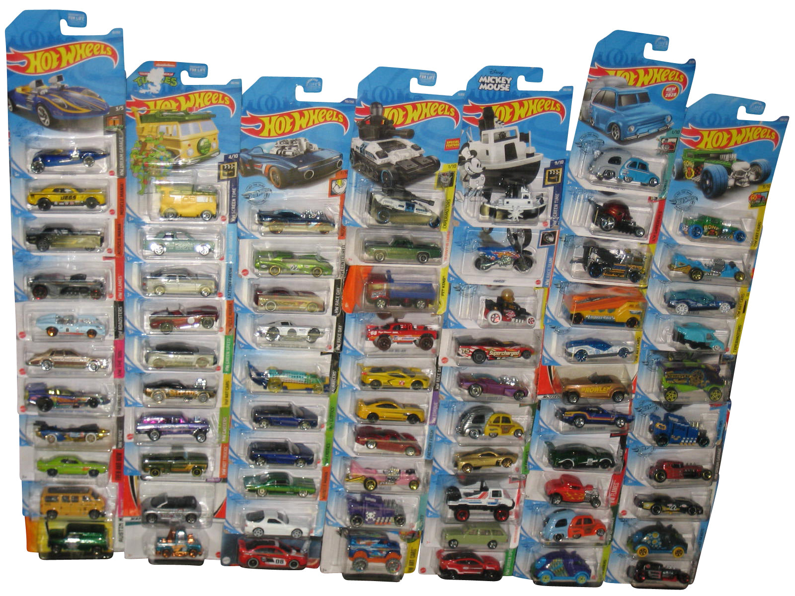 Hot Wheels & Matchbox Racing Champions Die-Cast Mixed Collection -- (Lot of 71 Toy Cars)