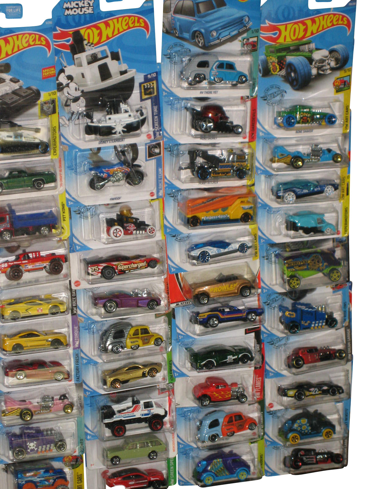 Hot Wheels & Matchbox Racing Champions Die-Cast Mixed Collection -- (Lot of 71 Toy Cars)