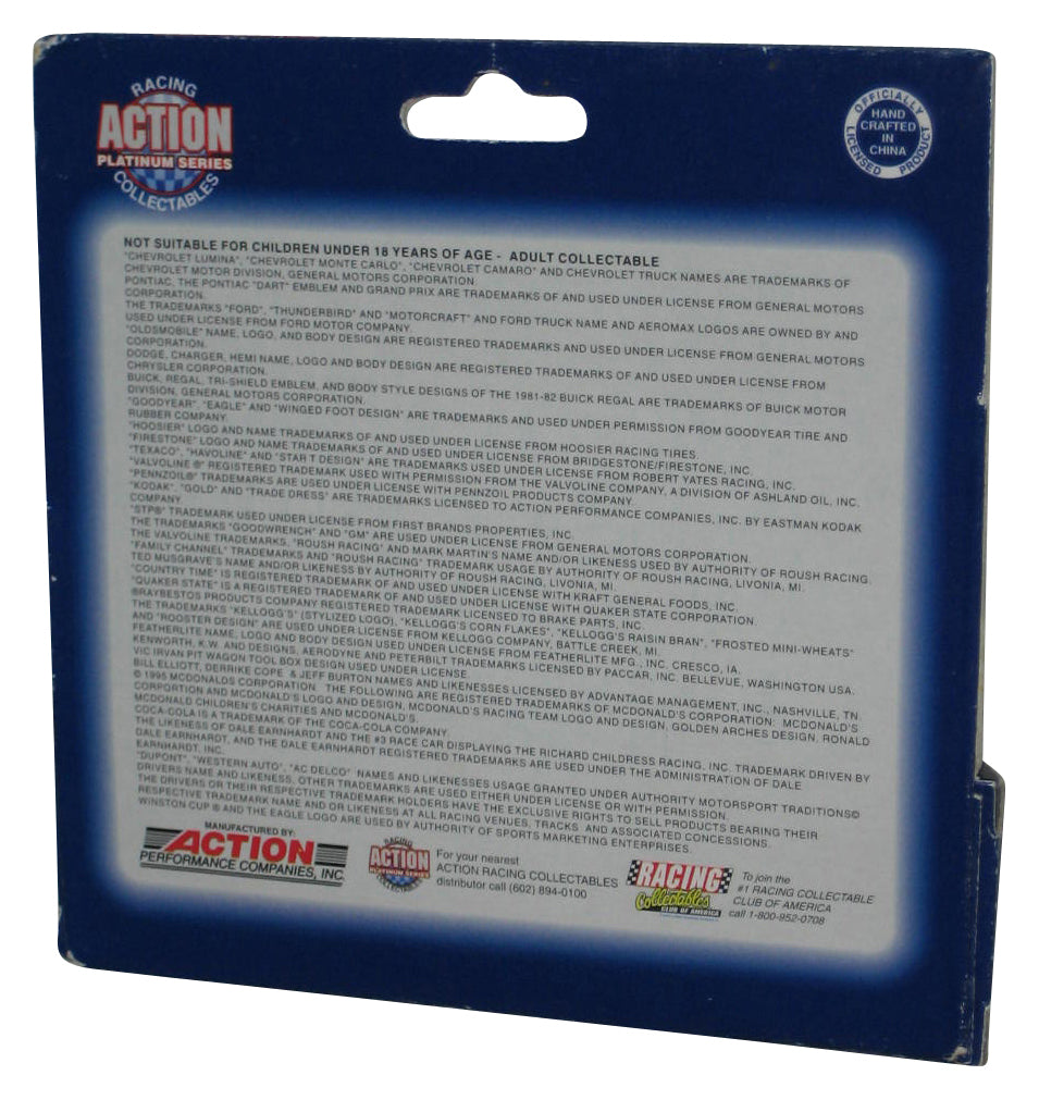 Racing Action Platinum Collectables Limited Edition 1995 1:64 Scale Toy Car w/ Skybox Trading Card