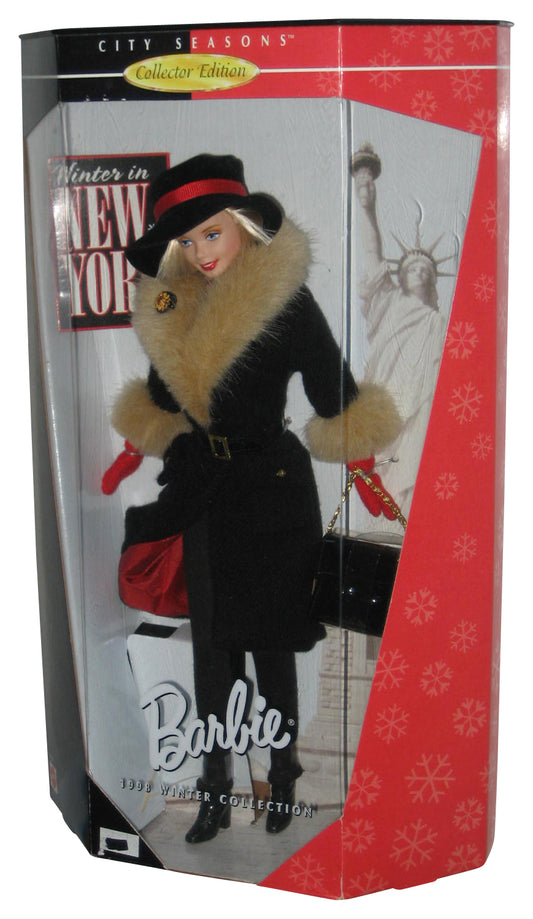 Barbie City Seasons 1998 Winter In New York Collector Mattel Toy Doll