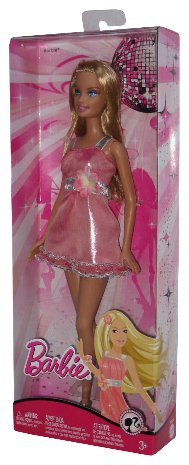 Barbie Fashion Fever Disco Ball (2008) Mattel Pink Dress Toy Doll