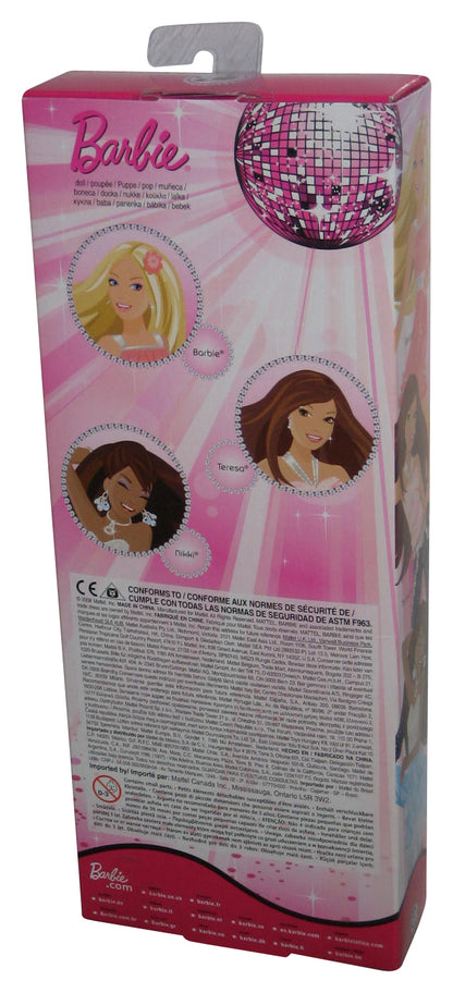 Barbie Fashion Fever Disco Ball (2008) Mattel Pink Dress Toy Doll