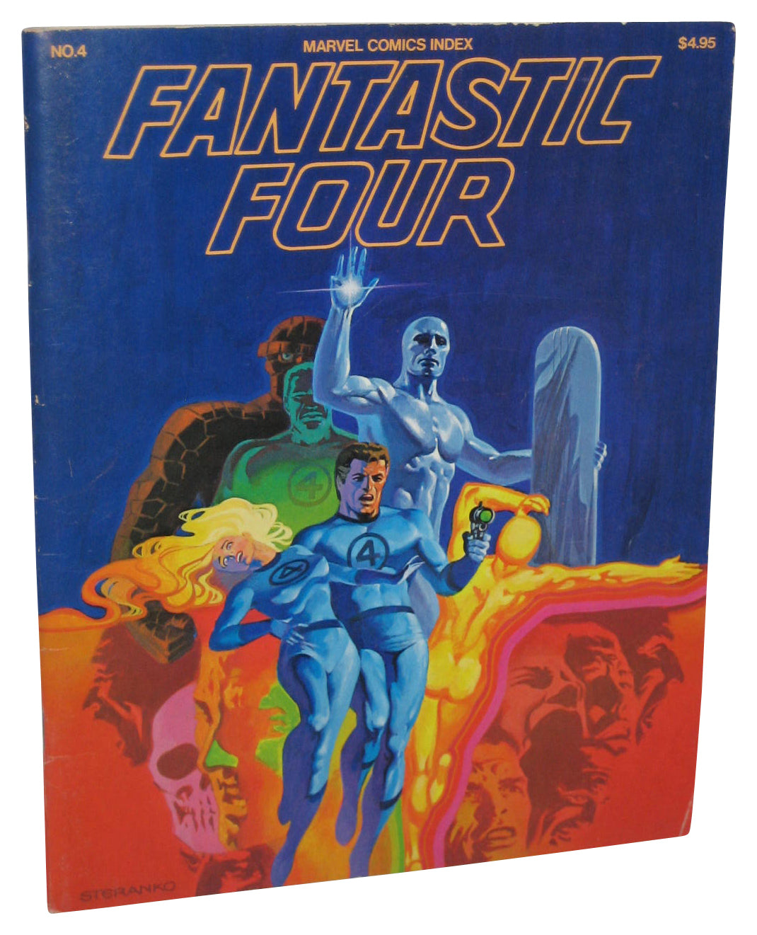 Marvel Comics Index Fantastic Four Paperback Book No. 4